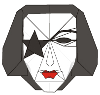 KISS mask - Paul Stanley - The Starchild