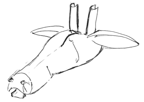 Giraffe head