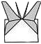 Butterfly letterfold