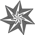 Heptarhombi star
