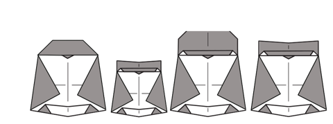 Rainbow island penguins