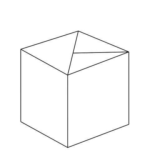One page cube