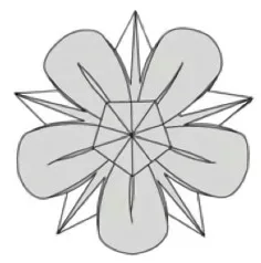 Pentagonal flower