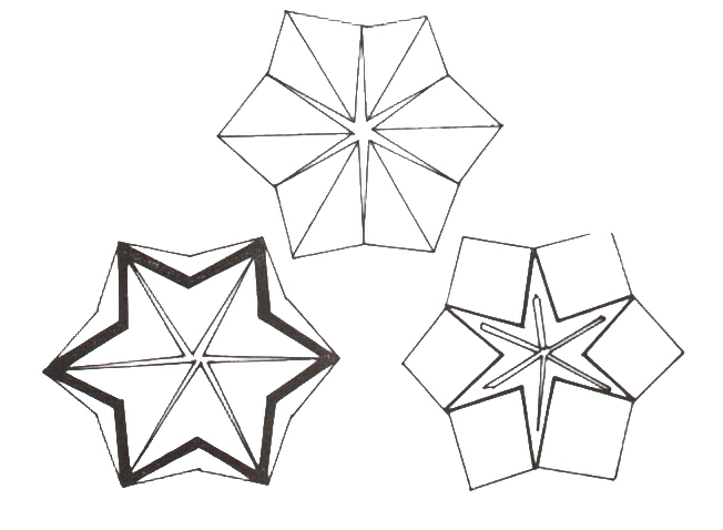 Rotating tetrahedron