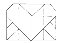 Heart card frame