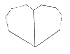 Heart lapel pin