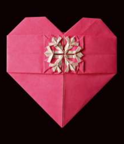 Snowflake in heart