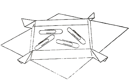 Paper clip tray