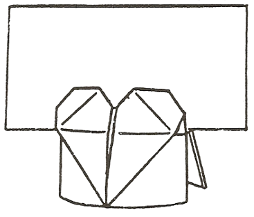 Heart photo stand