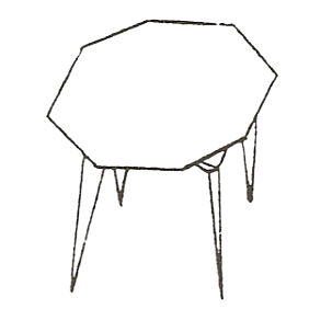 Octagonal table