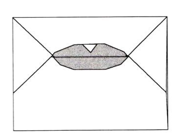 Sealed with a kiss - Envelope with lips