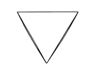 Triangular letterfold