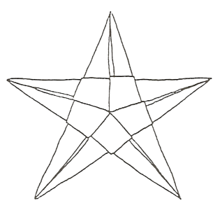 5-pointed 3D star