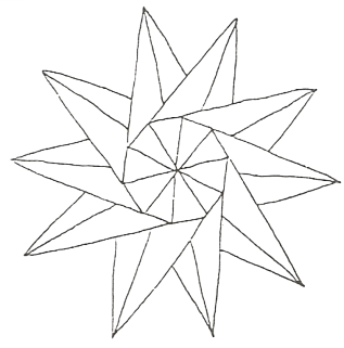 10-pointed 3D star