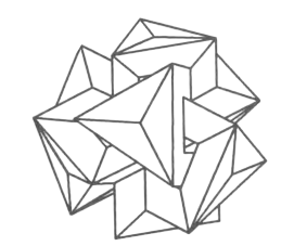 4 interlocking triangular prisms