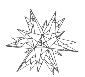 28" Isosceles triangle stellation module
