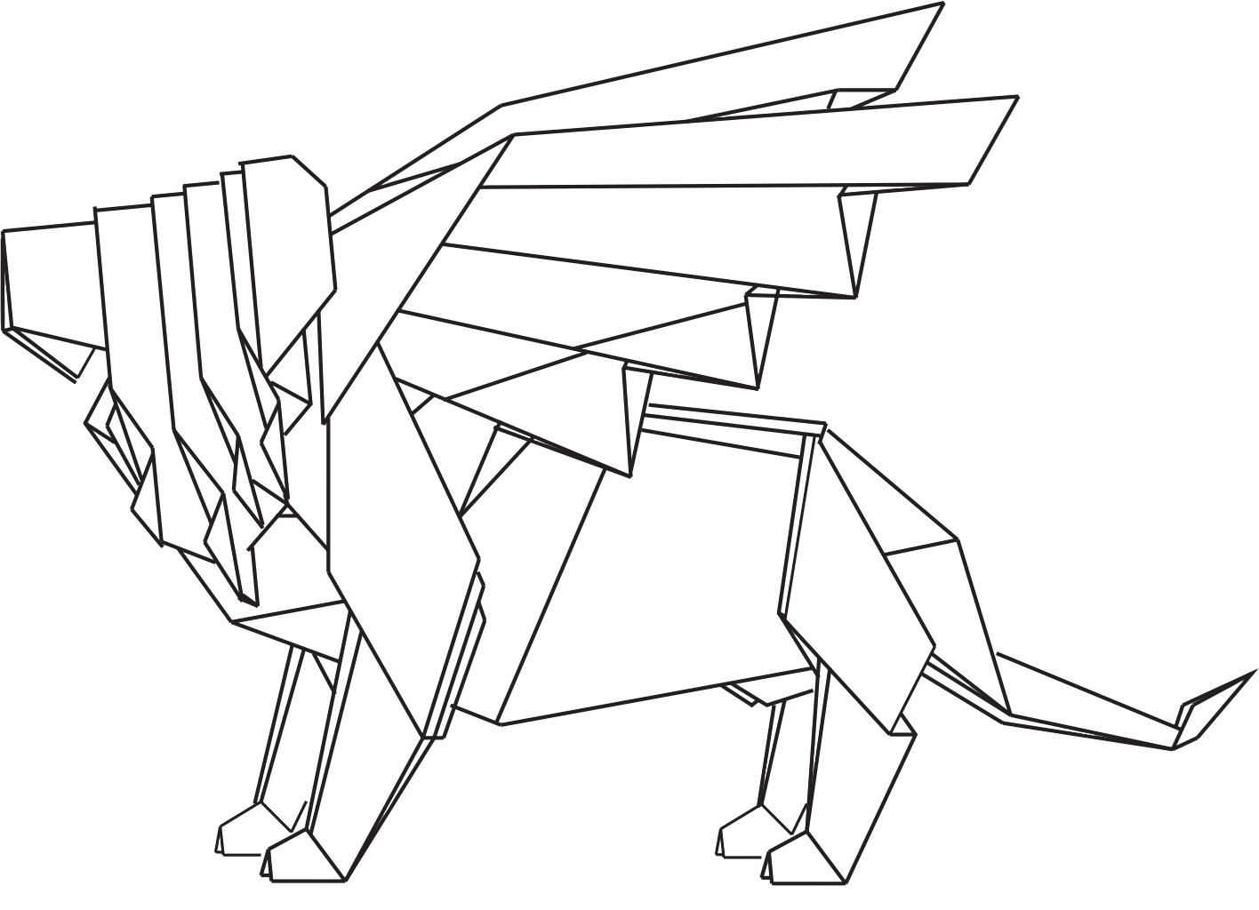 Winged lion of St. Mark