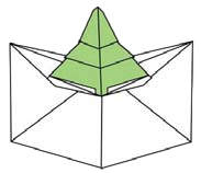 Pop-up christmas tree card