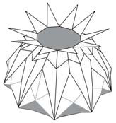 Crown-vase