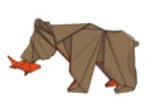 Bear with fish