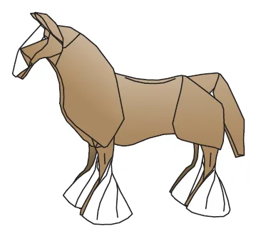 Clydesdale horse