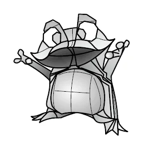 Frog - cartoon