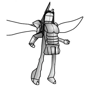 Winged warrior