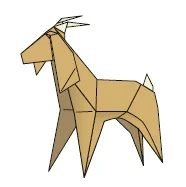 Long-eared goat