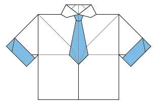 Shirt with tie