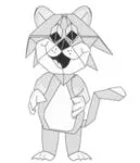 Cartoon cat