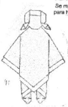 Girl with poncho