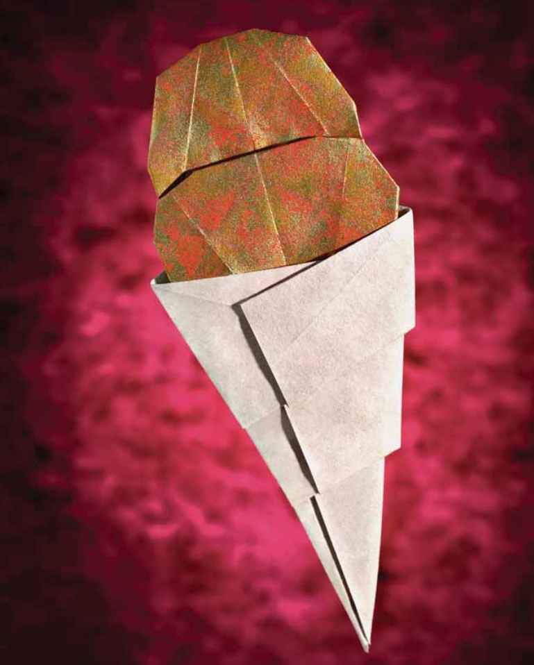 Double-scoop ice-cream cone
