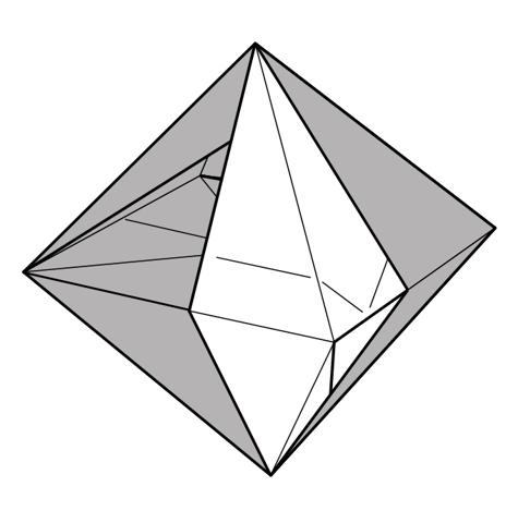 Iso-area octahedron