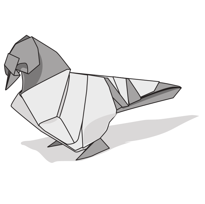 Blue bar pigeon