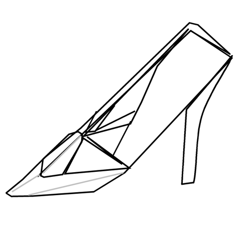 Evening shoe
