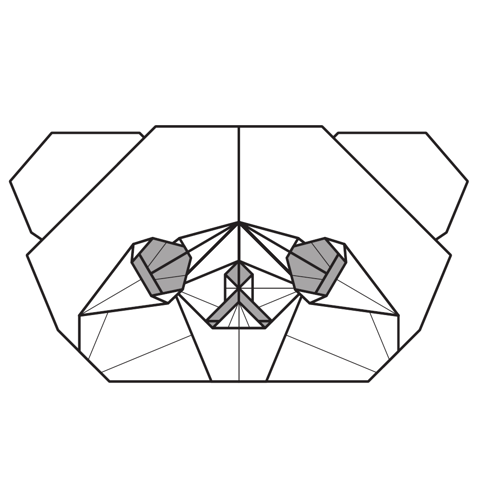 Bear cub mask