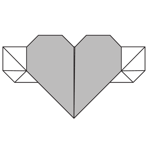 Heart chopstick wrapper