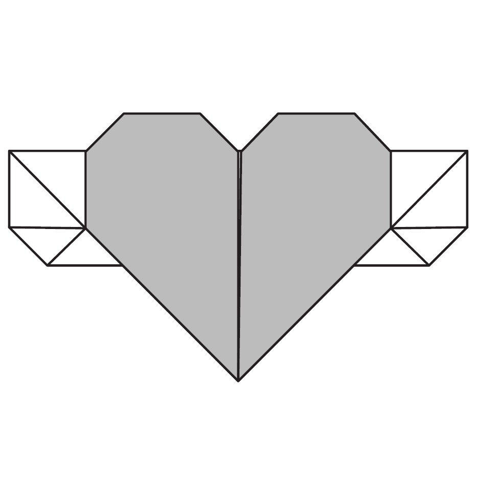 Heart chopstick wrapper