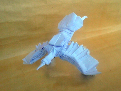 Crane in flight