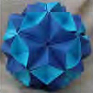 Pentagon star kusudama