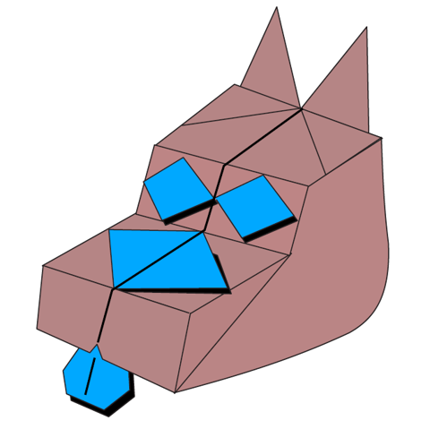 4D dog illusion