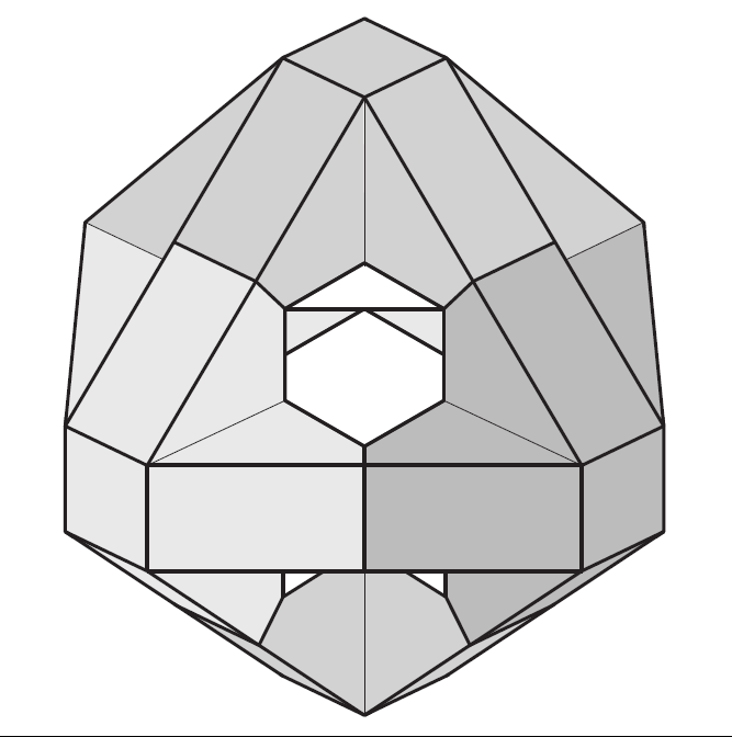 Perforated octahedron