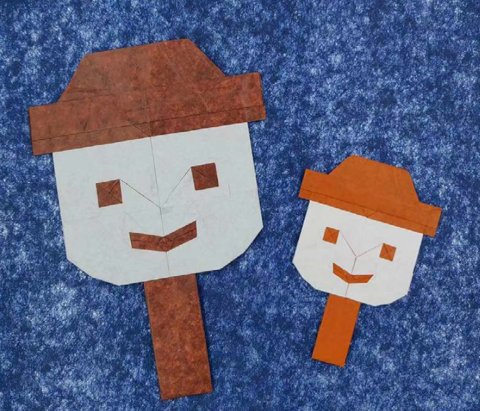 Ica cream popsicle with face