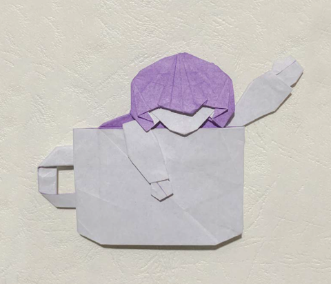 Girl in cup