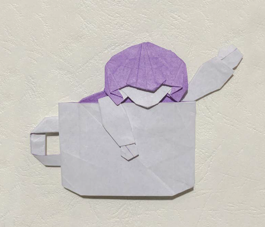 Girl in cup