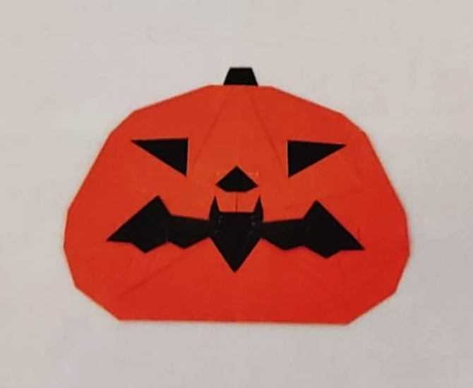 Bat pumpkin head