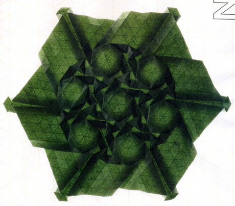 Open-back hexagon twist