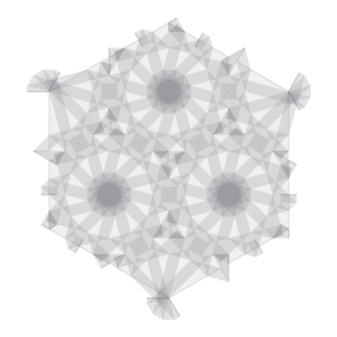 Hexagonal tessellation of dodecagons