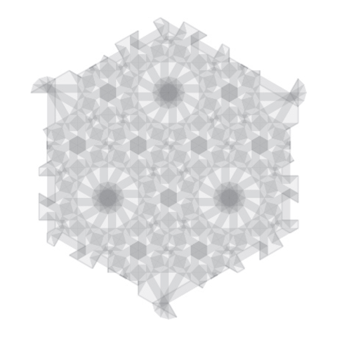 Hexagonal tessellation of dodecagons