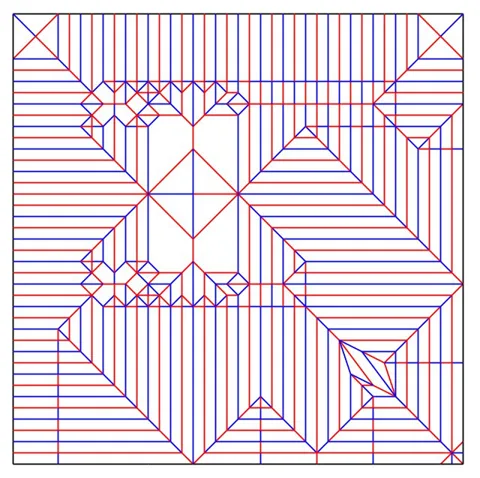 Flower Duck — паттерн